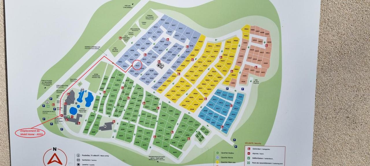 Mobil-Home 6 Personnes - Bretagne - Piscine - Plage Tregunc Bagian luar foto